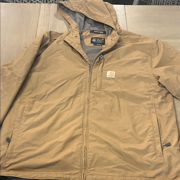 Carhartt Men's Brown‎ Hooded Raincoat